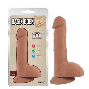 T Skin Basix Cock 8.8 Inch Latin