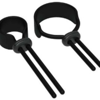 Wide 5MM Lasso Cock Ring Black