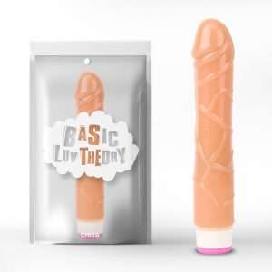 Basic Luv Theory Flesh Vibrator 9 Inch