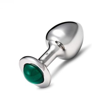 Rosebuds Small Stainless Steel Malachite