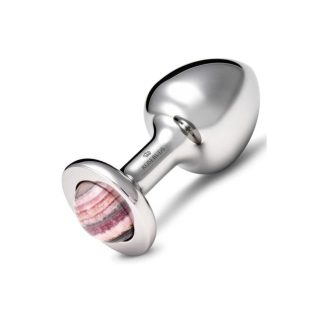 Rosebuds Small Stainless Steel Rhodochrosite