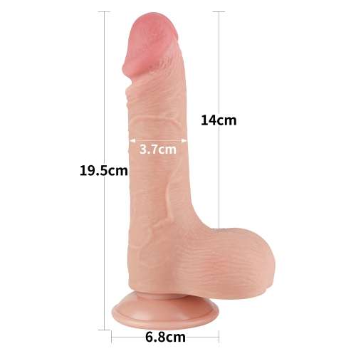 Lovetoy Sliding Skin Dong 7.5 Inch – view 3