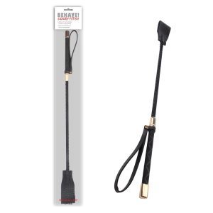 Behave Luxury Fetish 22.5 Inch Kinky Corp with Leather Tip