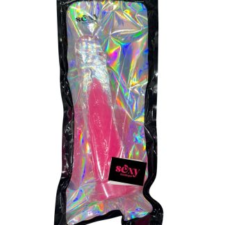 Glow in the Dark Dildo No Balls Pink L