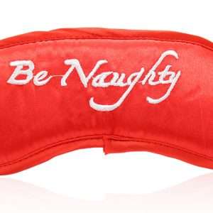 HW Be Naughty Eye Mask Red