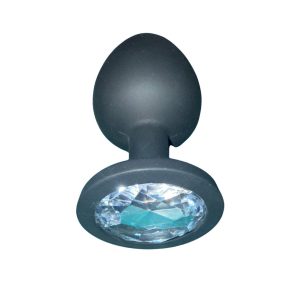 HW Silicone Anal Plug Black Large