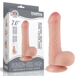 Lovetoy Sliding Skin Dong 7 Inch