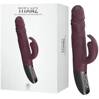 Titanz Rechargeable Vibrator Rubine Red