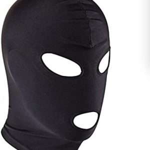 HW GIMP HOOD EYES & MOUTH BLACK