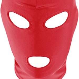 HW Gimp Hood Eyes & Mouth Red