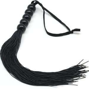 HW Silicone Flogger Black