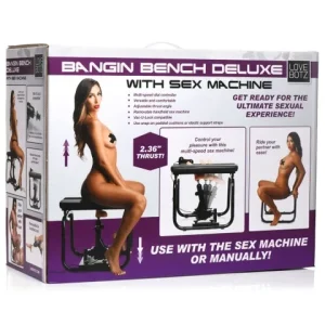 LoveBotz Bangin Bench Deluxe with Sex Machine