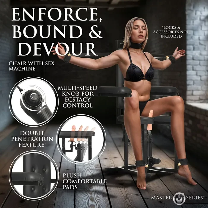 Master Series Enforcer Chair with Sex Machine – view 6