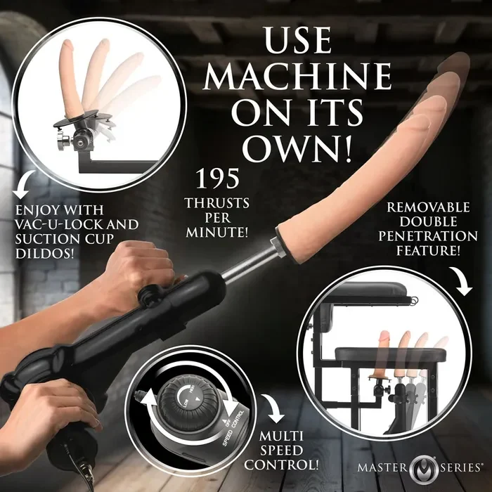 Master Series Enforcer Chair with Sex Machine – view 4