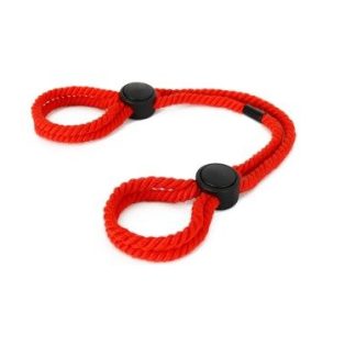HW Cotton Rope Handcuffs Red