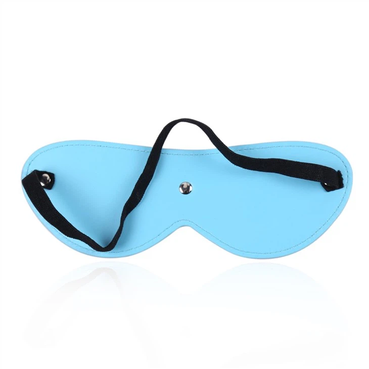 HW Faux Leather Eye Mask Blue – view 2