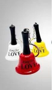 Ring for Love Keychain Bell