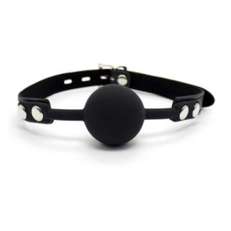 HW Silicone Ball Gag Black