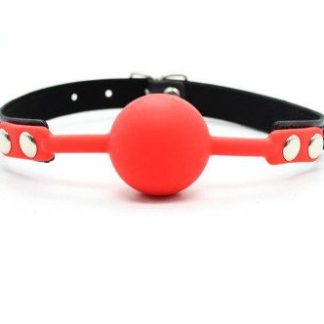HW Silicone Ball Gag Red