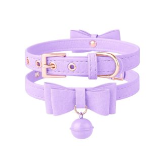 HW Cat Bell Collar Purple