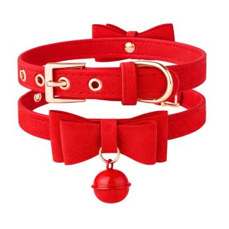 HW Cat Bell Collar Red