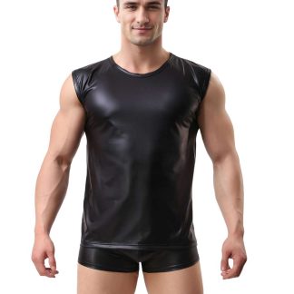 SBL Large Black Men Pu Leather