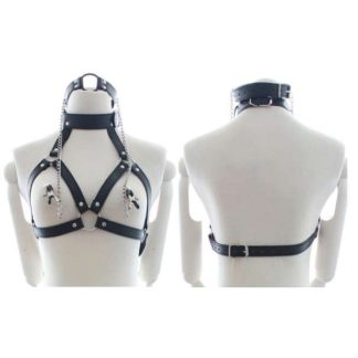 HW HALTER BRA & NIPPLE CLAMPS