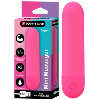 Pretty Love Mini Massager Stefan Hot Pink