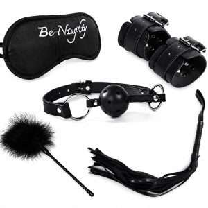 HW 5 Piece Bondage Kit Black