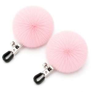 HW Pom Pom Nipple Clamp - Pink