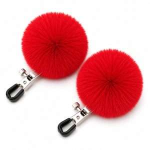 HW Feather Nipple Clamp Red