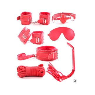 HW 7 PCE Bondage Kit- Red