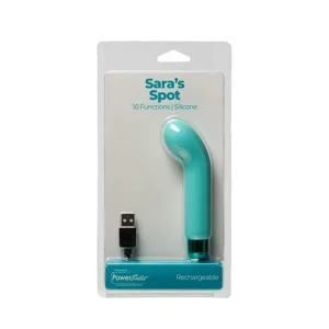 Sara's Spot Compact G Spot Vibrator Teal