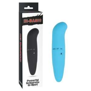 Hi Basic Lnigorate G Spot Vibrator Blue