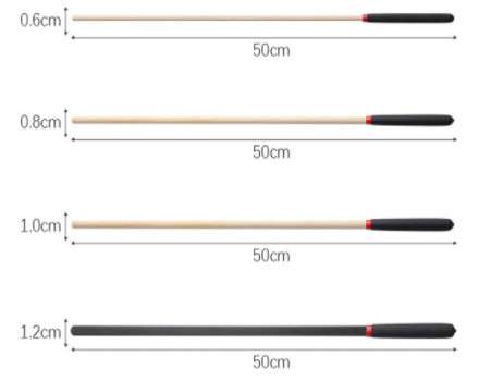 HW Wooden Cane 1cm x 50cm – view 2