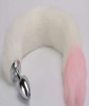 HW Anal Plug Tail Pink Medium